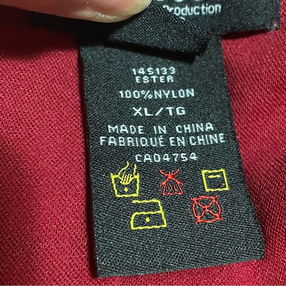 Unlisted A Kenneth Cole Production Red Blouse with Ruched Sides - Picture 9 of 9